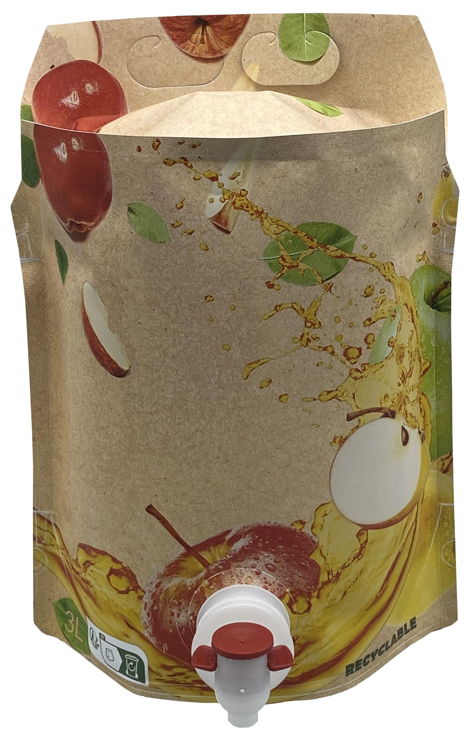 pouch pour jus de pomme